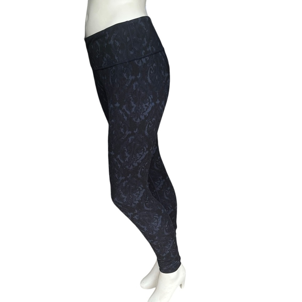 Lululemon Wunder Under Beautiful Baroque Inkwell / Micro Macro Stripe Reversible - Picture 5 of 16